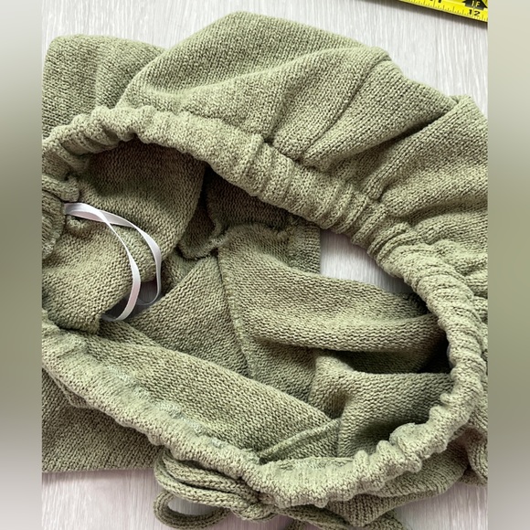 SABO cozy Knit Women's Shorts in Olive Green Size L - Picture 10 of 13